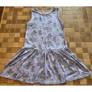 Girls Disney Frozen II Dress Size L (10-12) Blue